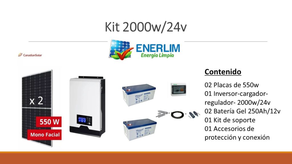 🌞🔋Kit solar fines de semana🌞🔋 - ENERLIM