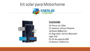 Kit Solar Motorhome Enerlim 320W