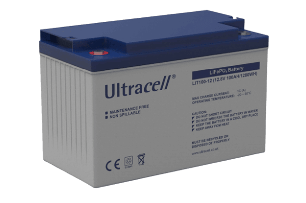 Bateria de Litio Ultracell 100Ah 12V